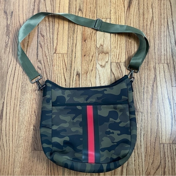 HAUTE SHORE Handbags - Haute Shore crossbody bag - camo with stripe